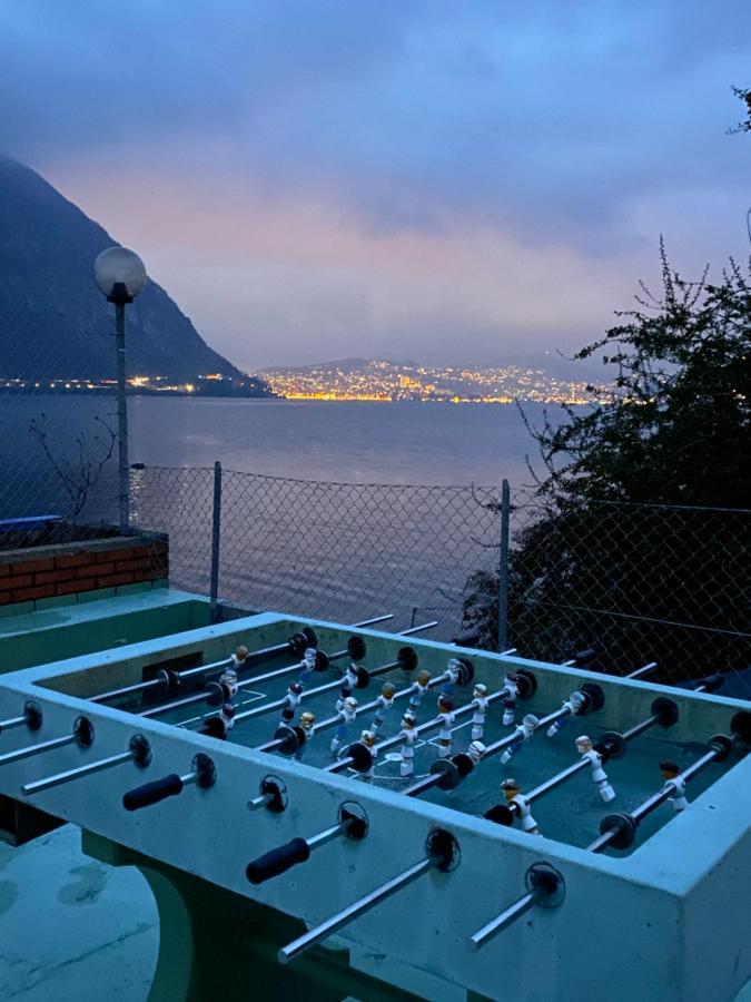 Holiday On The Lake Lugano Bissone Exterior foto